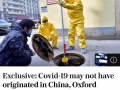 英 코로나19 중국 유행 전 전세계에 ‘잠복’ 상태